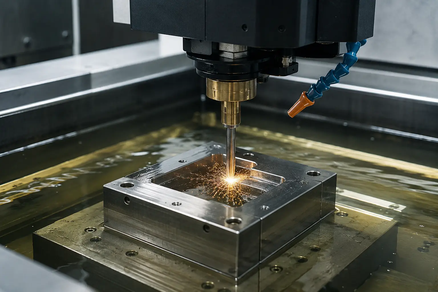 Elektrodrążenie wgłębne | ELMET zakład metalowy Wrocław Elektrodrążenie wgłębne – usługi obróbki metalu ELMET Wrocław